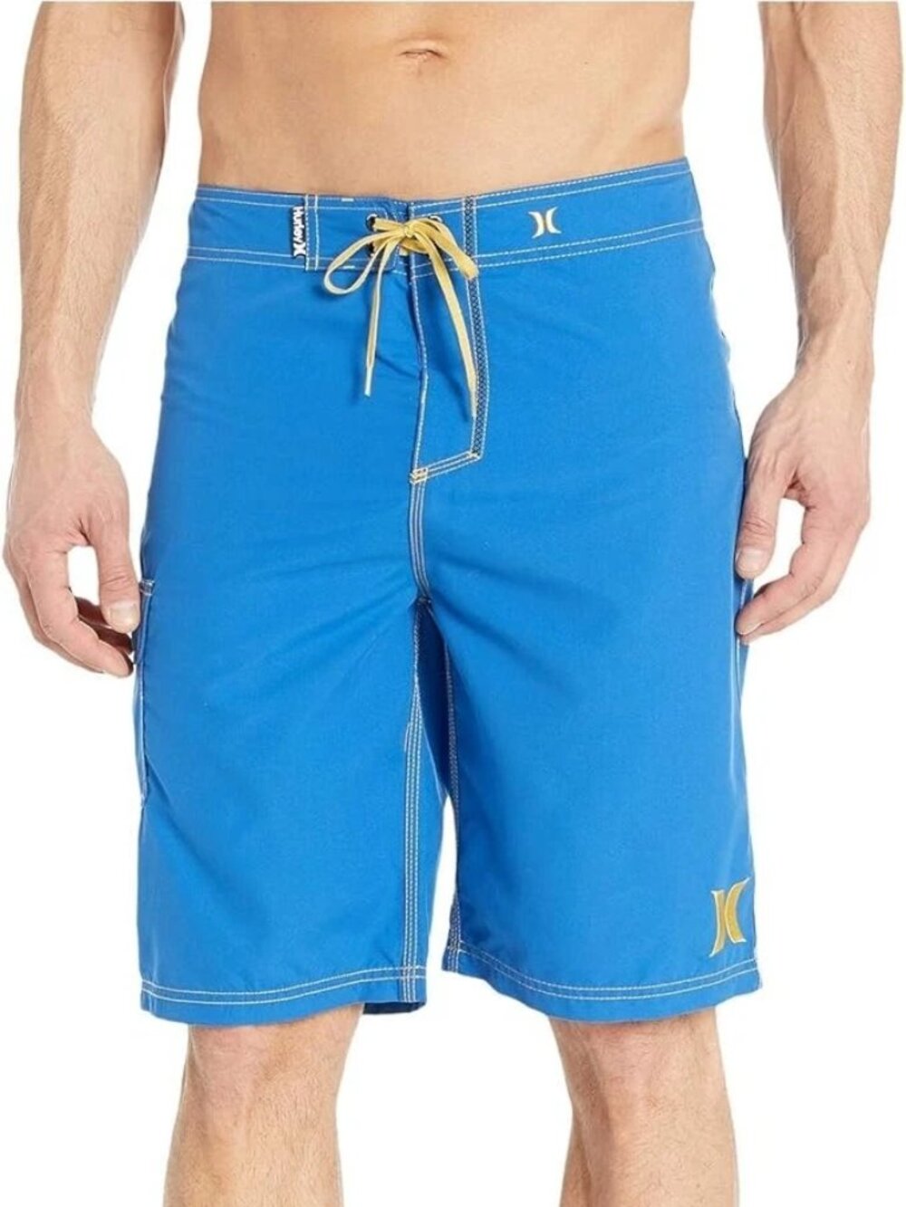 Hurley One and Only Board Shorts Blue Swim Trunks Boardshorts NWT 22" Length 32